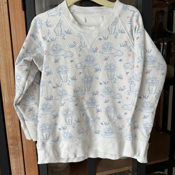 TBBC sweater just lion around Cassidy Comfy Crewneck sweatshirt girl boy toddler - Picture 5 of 5